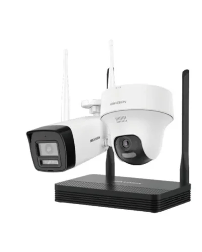 Kit wifi IP 4MP NVR +1 Bullet + 1 Turret