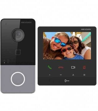 Kit Vidéophone IP 2MP. PoE.IP65 (DS-KV6113-PE1(C).DS-KH6110-WE1)  NOUVEAU
